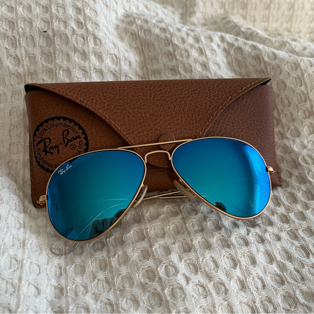 Ray-Ban Blue Flash Aviator, 55 size